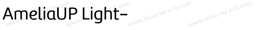 AmeliaUP Light字体转换